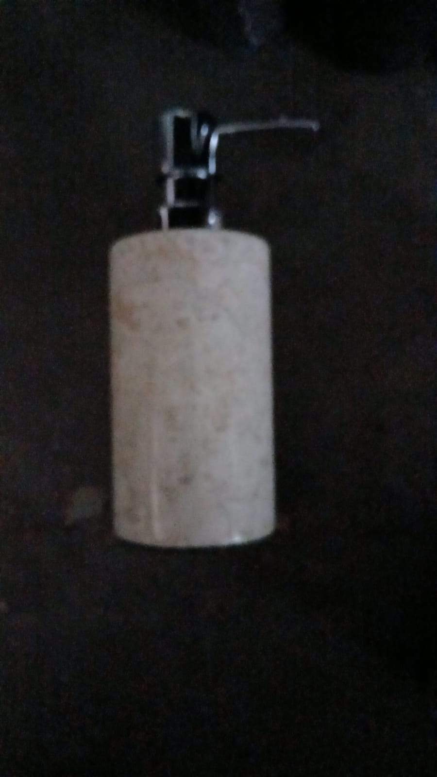 BAL023 - ROUND CREAM SOAP DISPENSER 6.5X6.5X17