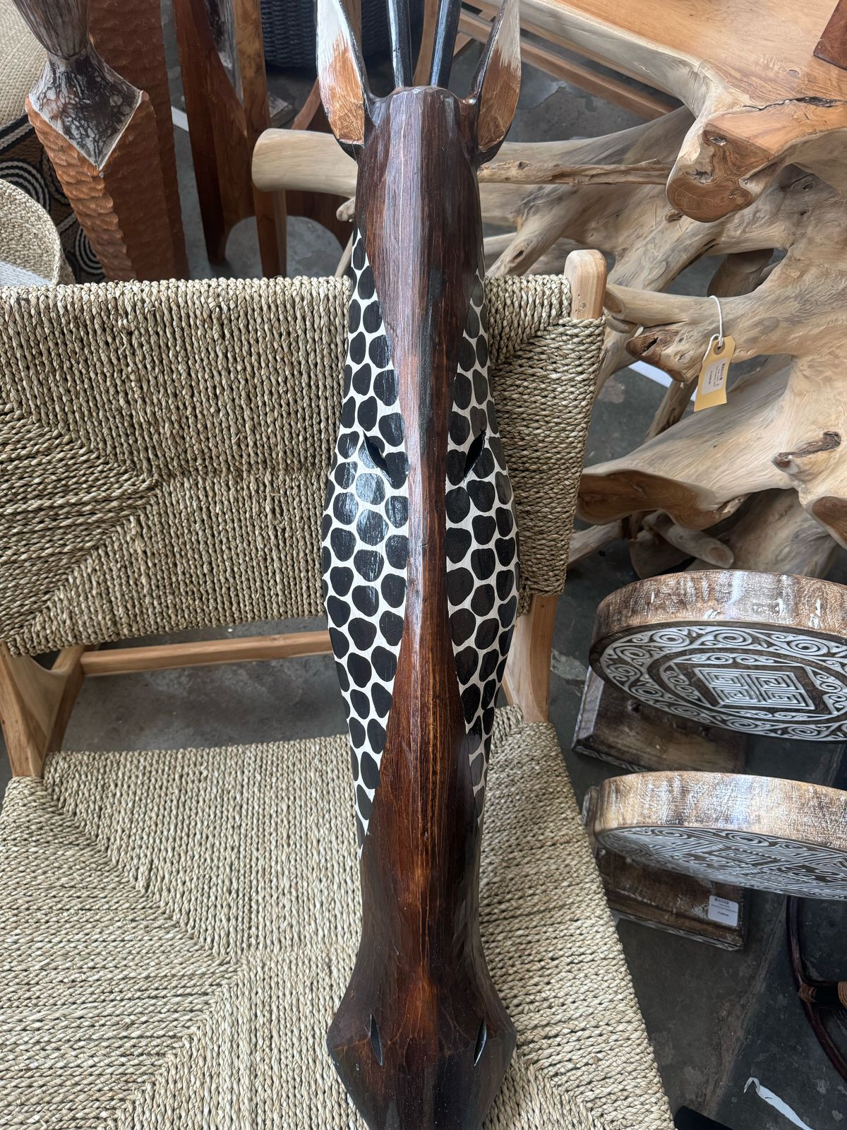 BAL063 - WOODEN GIRAFFE 100CM