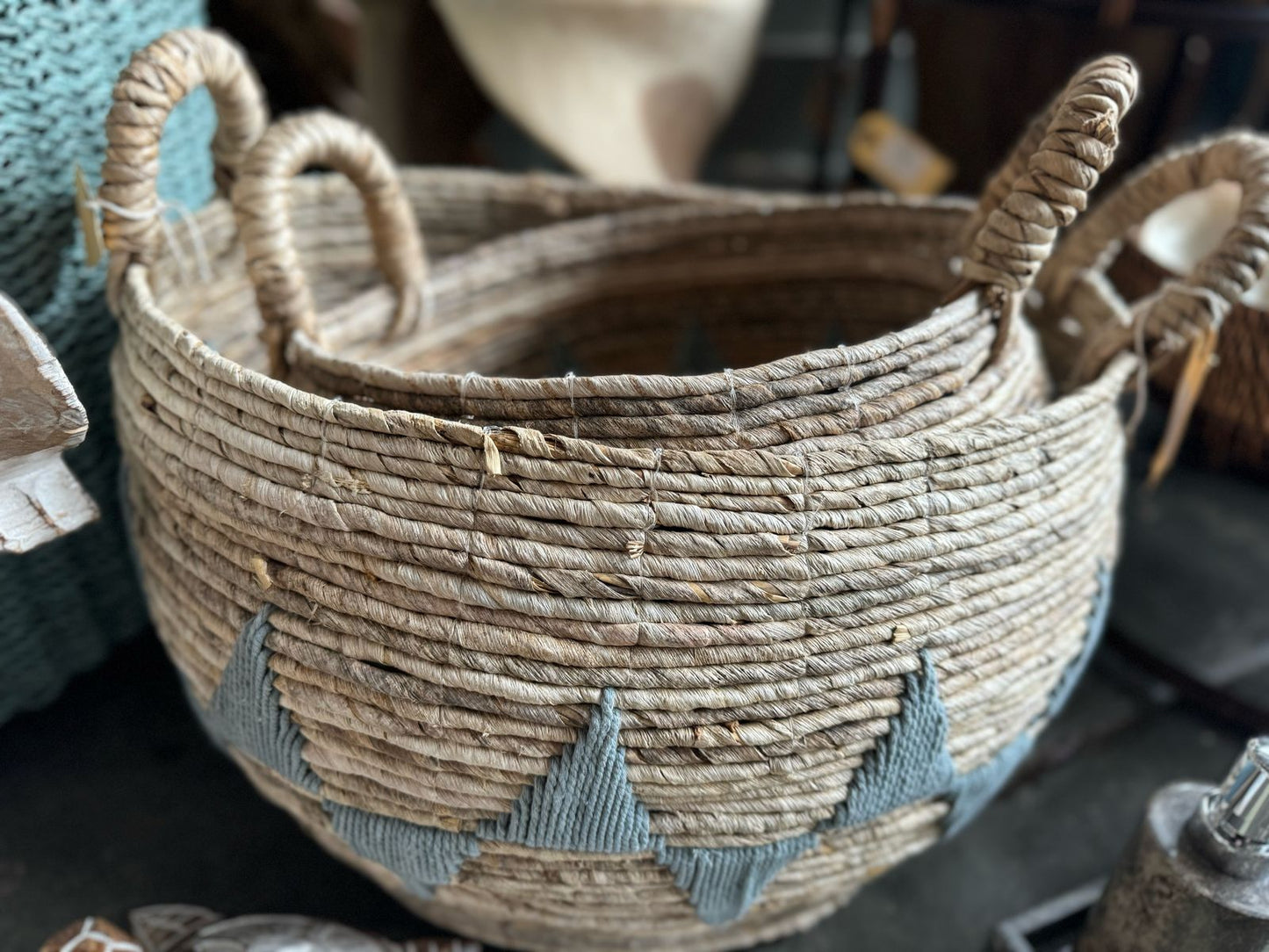 BAL089 - NYLON BASKET BOWL SET OF 2