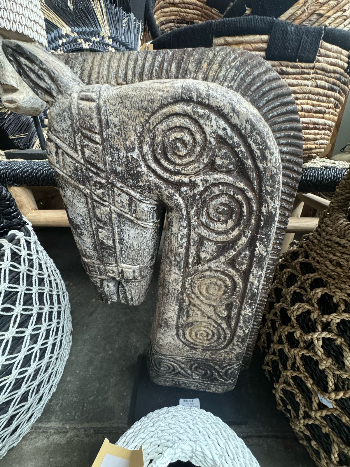 BAL118 - WOODEN HORSE 28X14X58