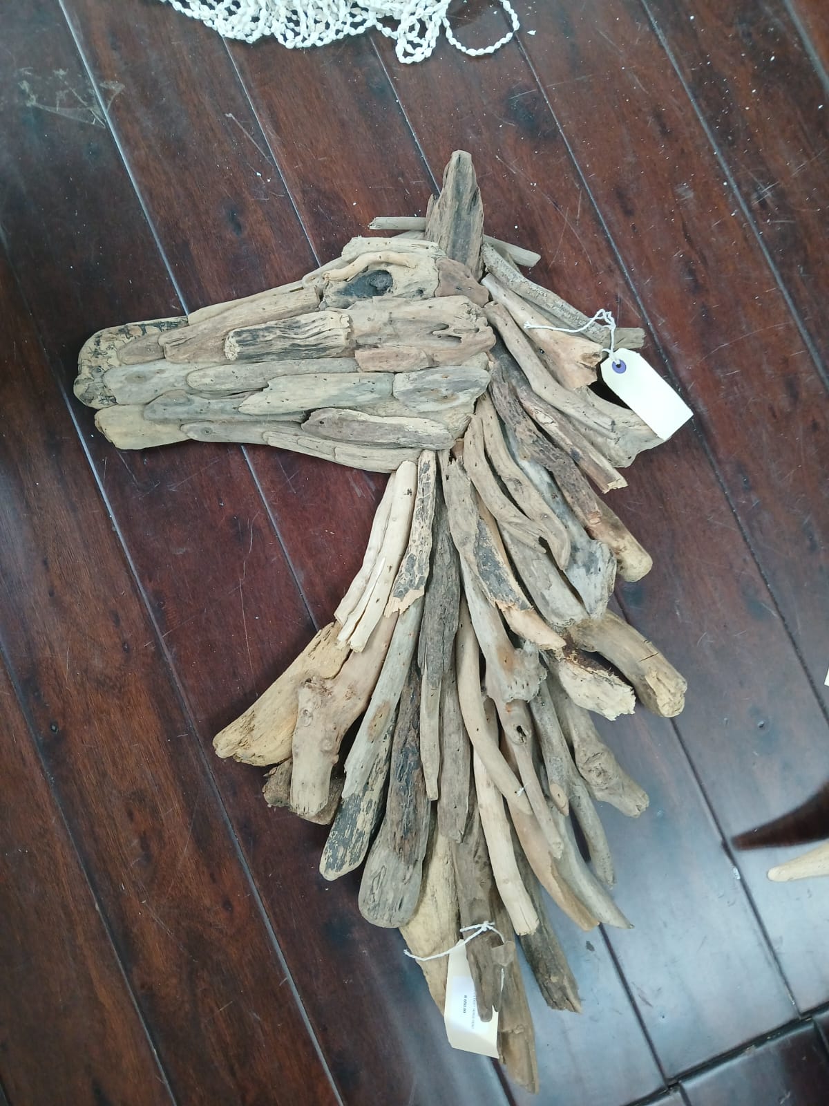 UBI022 - WOODEN DRIFT HORSE HEAD