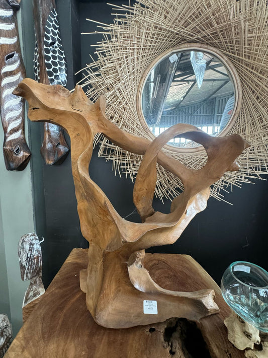 BAL103 -  WOODEN STAND DECORATION 70X70X30