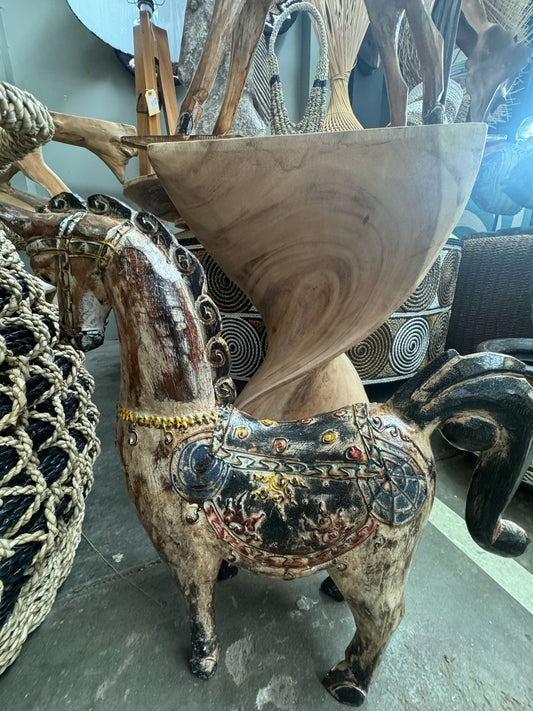 BAL152 -  WOODEN HORSE CHINA 30CM