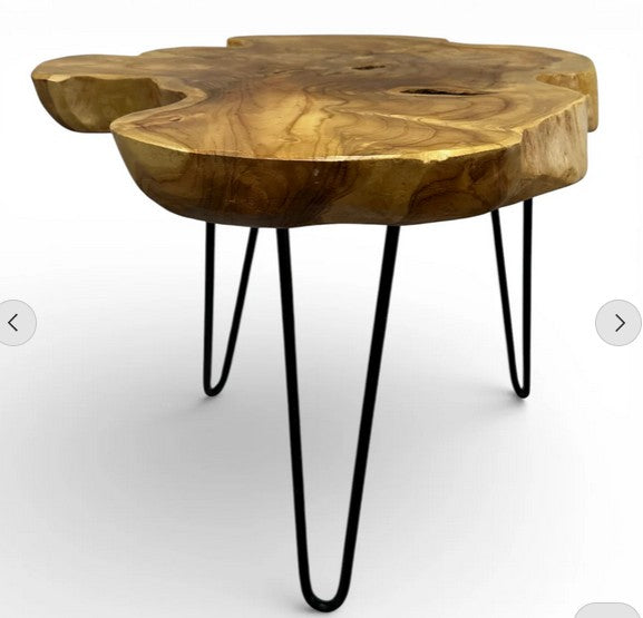 BAN057 - WOODEN TEAK TABLE LEG 50CM