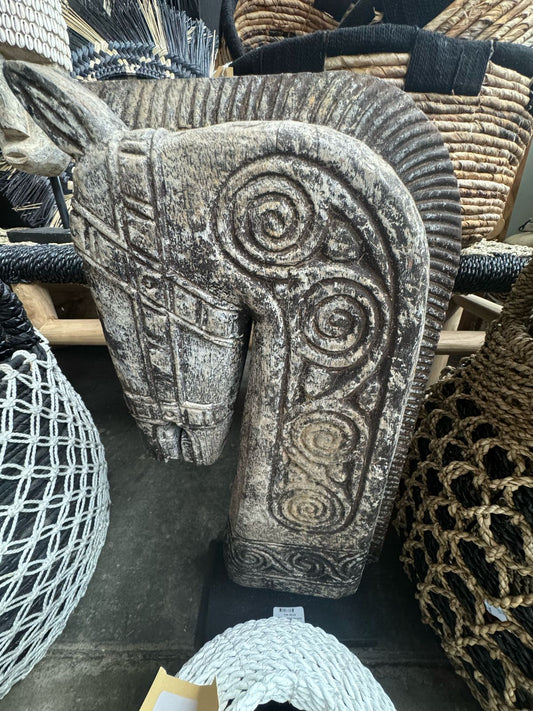 BAL118 -  WOODEN HORSE 28X14X58