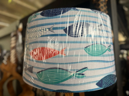SHADE019 -  NAUTICAL FISHES - LAMPSHADE