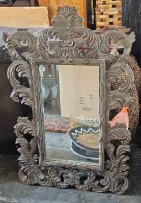 UB009 WOODEN FRAME MIRROR