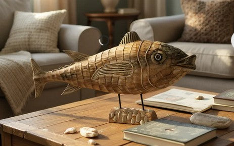 UB025 WOODEN FISH STICK