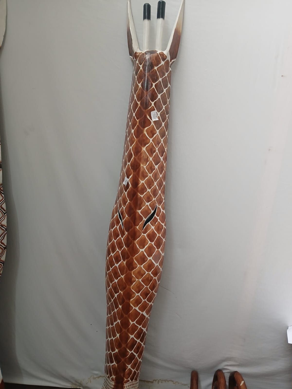 UBI012 - WOODEN ALBESIA GIRAFFE PLAISUNG BARU