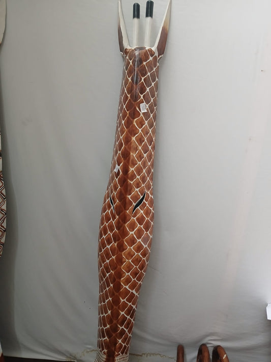 UBI012 - WOODEN ALBESIA GIRAFFE PLAISUNG BARU