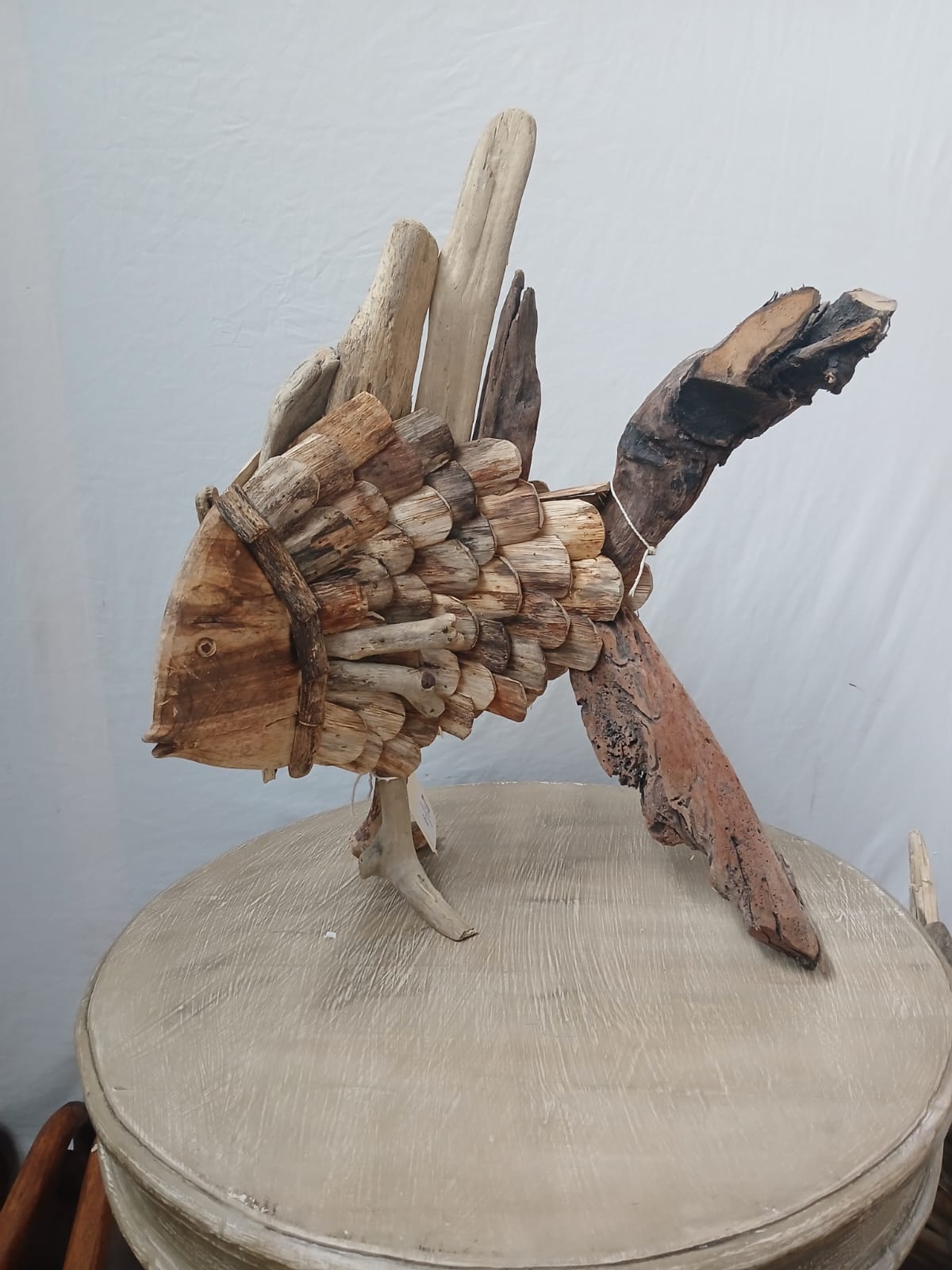 UBI021 - WOODEN DRIFT FISH STICK