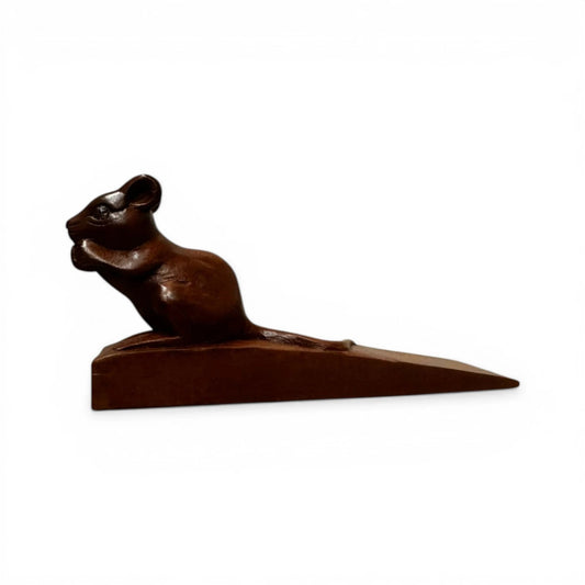 UBI045 - WOODEN WARU MOUSE DOOR STOP