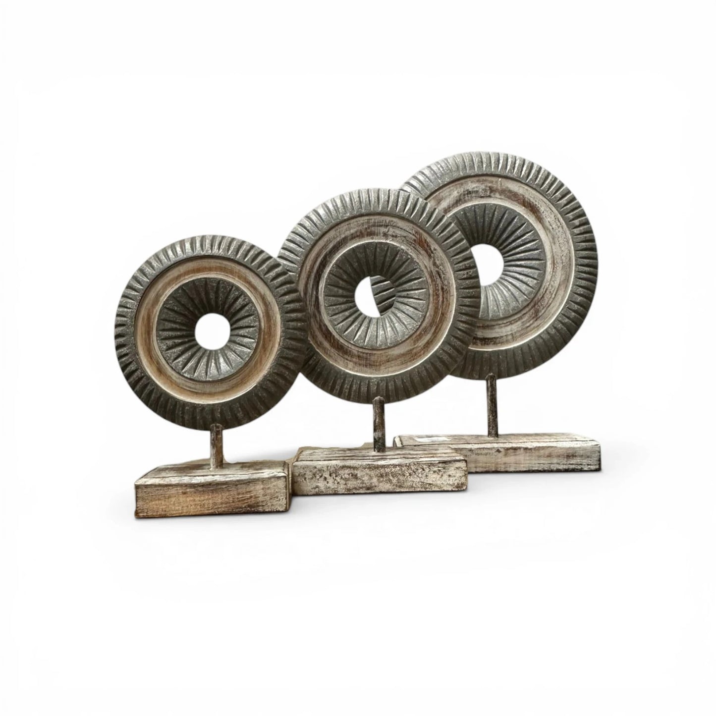 UBI068 - WOODEN ALBESIA MONEY STICK GREY